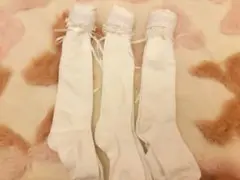 地雷系 ロリィタ ニーハイ 三本セット