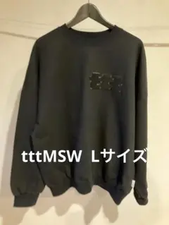 新品未使用品　TTT MSW 2024AW 襟付き　スウェット　グレー　Lサイズ resizeJERSEY08_519266f4-0ebb-