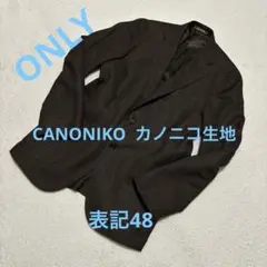 美品 ONLY1976 カノニコ生地　テーラードジャケット 大きいサイズ