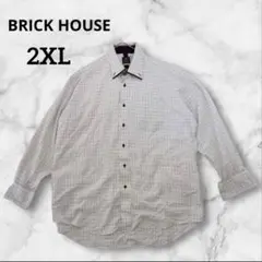 BRICK HOUSE ブリックハウスバイトウキョウ チェック柄シャツ 3L