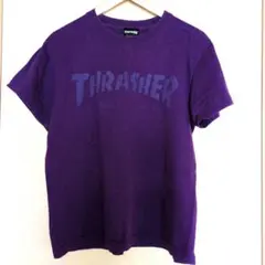 THRASHER 紫 Mサイズ Tシャツ
