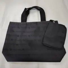 VIZIA by KRIZIA ブラックトートバッグ ポーチ付き