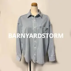 BARNYARDSTORM カットデニムシャツジャケット バンヤードストーム