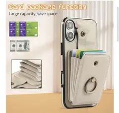 iPhone 16 ケース カード収納 防盗機能
