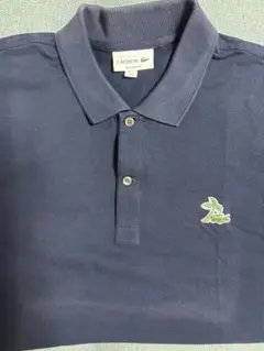 【美品】LACOSTE ネイビー ポロシャツ Mサイズ