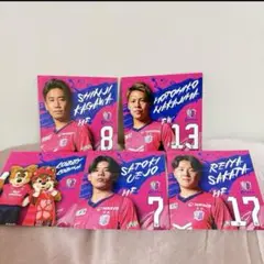 5枚☆ セレッソ大阪 ステッカー シール&特別優待券 香川真司　中島元彦 上門