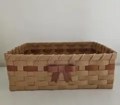 エコクラフト　収納かご　かご　クラフトかご　小物入れ