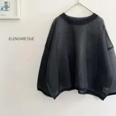 ELENCARE DUEラメシアーニットプルオーバ ー0749