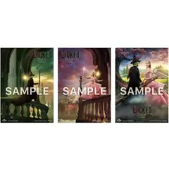 ウィキッド Wicked A3ビジュアルシート 特典 Amazon BluRay