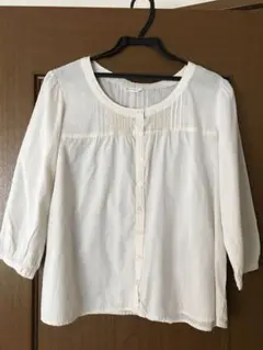 しまむら　七分袖ブラウス