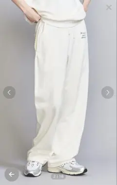【HANTEX】 別注　スウェット　パンツ　レディース　ホワイト