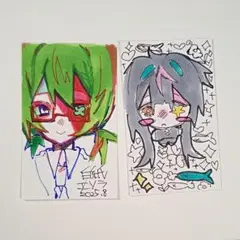 落書きミニカード　名刺サイズ