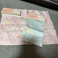 Sanrio キャラクターズ　ハローキティ♡はぎれ　ピンク／水色　セット