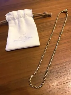 Soierie ソワリー 37cm ゴールドネックレス