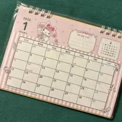サンリオ　マイメロ　カレンダー　2026　マイメロディ　卓上　スケジュール