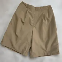 chocol robe robe ベージュ ショートパンツ センタープリーツ