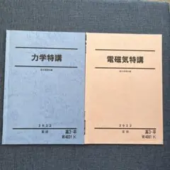 駿台テキスト力学特講　電磁気特講2022夏期　高3・卒