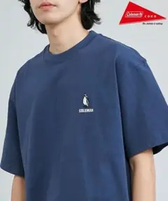 coen×Coleman（コールマン）接触冷感バックプリント TシャツLサイズ