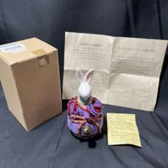 【箱入り】ウサギ 小手毬 オルゴール「上を向いて歩こう」 美品