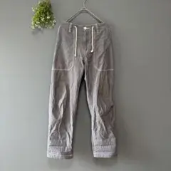 ザショップティーケー［L］涼し気軽やか　綿100　ロールアップボーダーチノパン