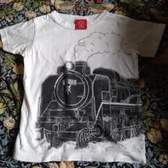 オジコ蒸気機関車プリント Tシャツ 6A