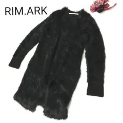 ⭐️RIM.ARK シャギーニットカーディガン ブラック フリーサイズ