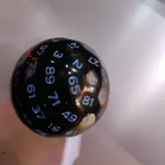 100面サイコロ　百面ダイス　黄色