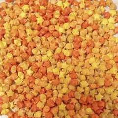 小さなラッキースター　666個　ハンドメイド　黄色オレンジ系7色