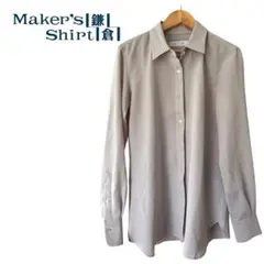 E894 鎌倉シャツ　グレー　シャツ　US4 JP7 Sサイズ