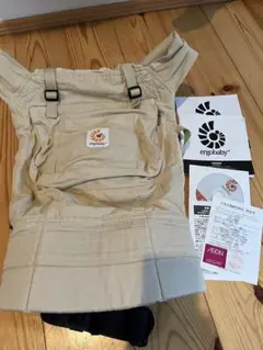 美品 エルゴベビー 抱っこ紐 ベージュ 保証書有り