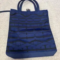 FAUCHONフォション トートバッグ　ネイビー　ブラック