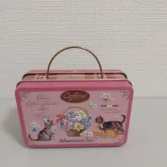 アフタヌーンティー カファレル ミニトランク缶 猫柄