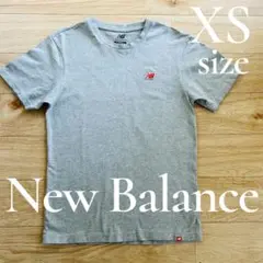 美品　New Balance グレー Tシャツ XSサイズ　NB刺繍