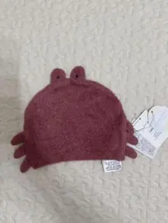 ジェラートピケ　カニ帽子
