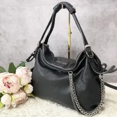 極美品✨ ジミーチュウ ブレイク チェーン ショルダーバッグ トランプ レザー