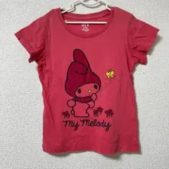 美品　サンリオ　マイメロディ　UNIQLO 110cm Tシャツ　半袖　夏服