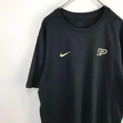 USA古着 ナイキ NIKE ポリ Tシャツ 黒