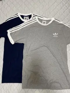 adidas Tシャツ ネイビー　グレイ　２枚セット　Ｍサイズ