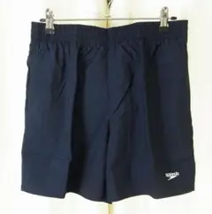 新品 SPEEDO メンズ水着ネイビー短パンS/M150160170スピード紺色