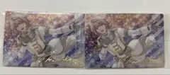 【棗巳波】アイドリッシュセブン　アイナナ　ウエハース25 箔押し　2枚セット