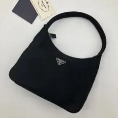 高級品✨ PRADA プラダ アクセサリーポーチ ブラック ハンドバッグ