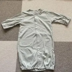 西松屋 くすみグリーン ロンパース 50-60サイズ
