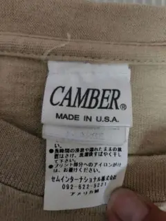 キャンバーCAMBER　ヘビーオンスBOXシルエット　Tシャツ　XL