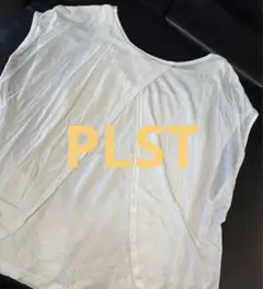 PLST バックデザイン　半袖　カットソー　Tシャツ