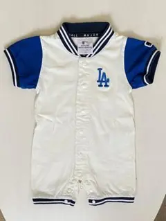 【MLB】LAロゴ刺繍 ドジャースロンパース 70