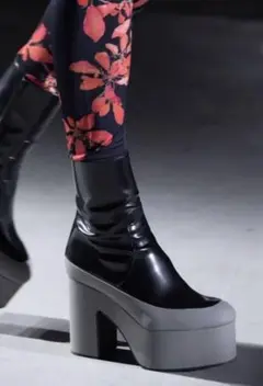 ドリスヴァンノッテン 厚底 プラットホーム ブーツ 19aw 35