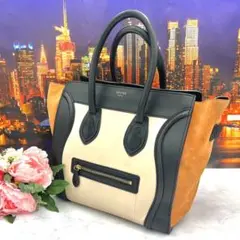 【大人気】CELINE セリーヌ ラゲージ トリコロール ミニショッパー‼️