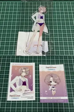 学園アイドルマスター有村麻央　等身アクリルスタンド+特典　スイパラ海の家