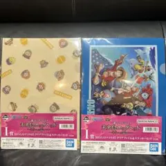 ワンピース1番くじ 未来島エッグヘッドクリアファイル＆ステッカーセット2枚セット