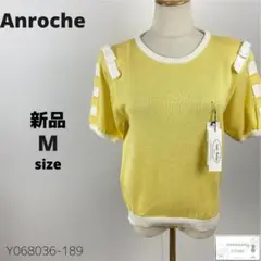 新品 ヴィンテージ Anroche トップス サマーニット リボン 昭和レトロ